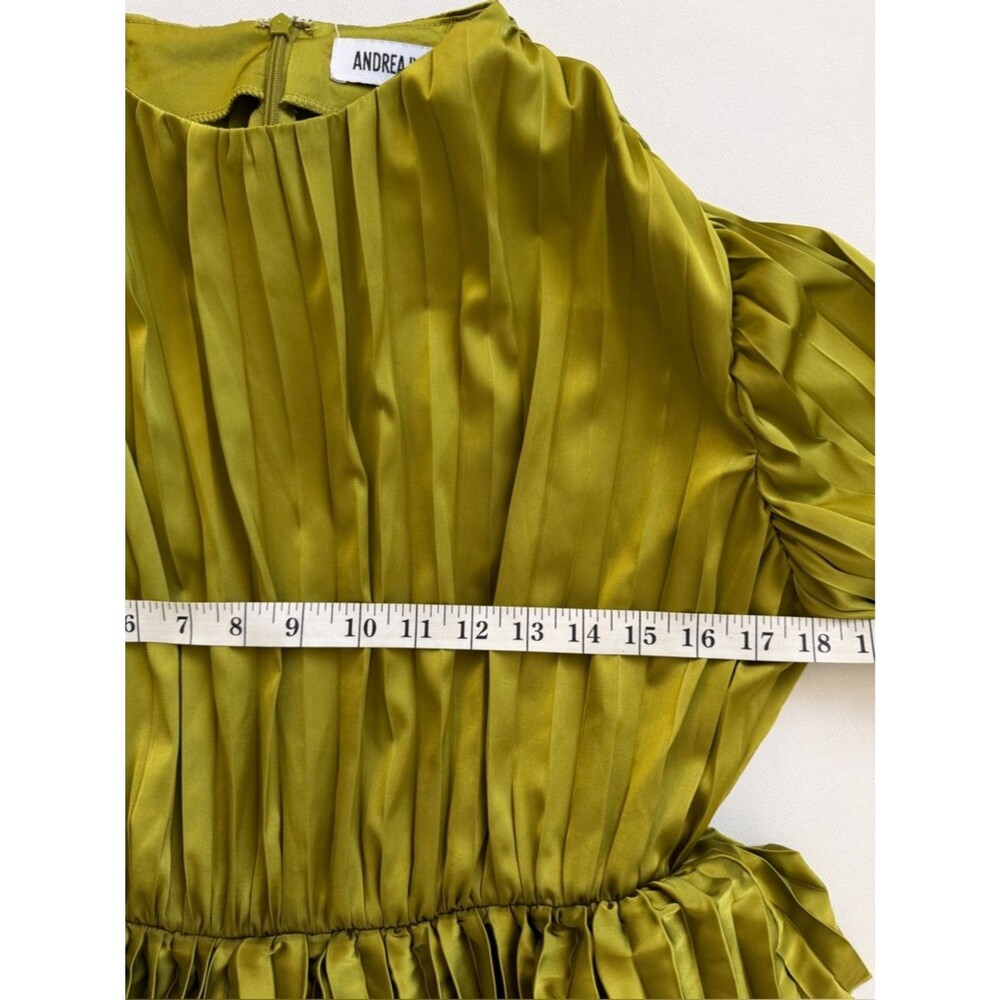 ANDREA IYAMAH
The Lenti Pleated Mini Dress in Onyx (Size S) - Picture 8 of 8
